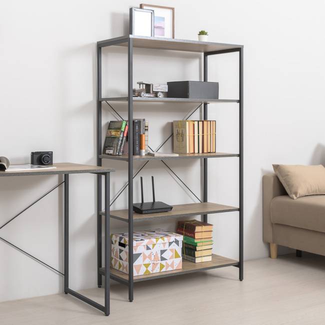 Индустриальная стенка для гостиной Трувор № 97 цвет дуб гранж песочный/интра