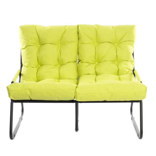 Диван Эрго/Ergo рогожка с водоотталкивающей пропиткой, лайм салатовый рогожка с водоотталкивающей пропиткой