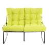 Диван Эрго/Ergo рогожка с водоотталкивающей пропиткой, лайм салатовый рогожка с водоотталкивающей пропиткой