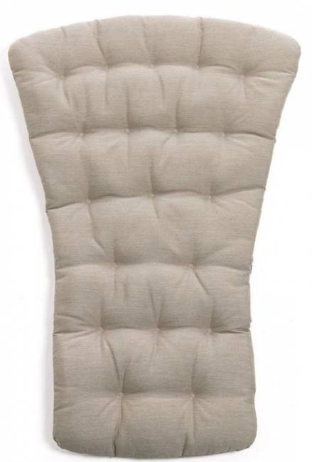 Лаунж-кресло пластиковое с подушкой Folio белый, бежевый 720х810-925х1130-1065 мм Лаунж-кресло пластиковое с подушкой Folio белый, бежевый 720х810-925х1130-1065 мм