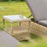 "Форио" столик кофейный из искусственного ротанга, цвет соломенный