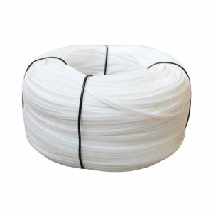 Плоский искусственный ротанг для плетения, "белый", 1200 м