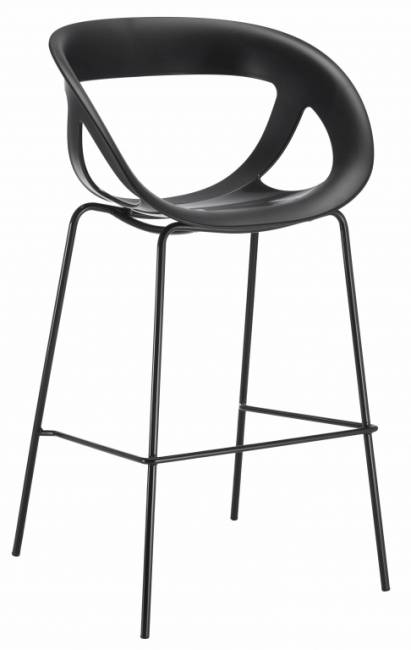 Кресло барное пластиковое Moema Stool 75 560х575х1090 мм