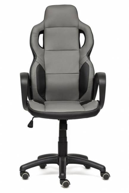 Кресло офисное «Scooter» (Черная+серая искусств. кожа) Кресло офисное «Scooter» (Черная+серая искусств. кожа)