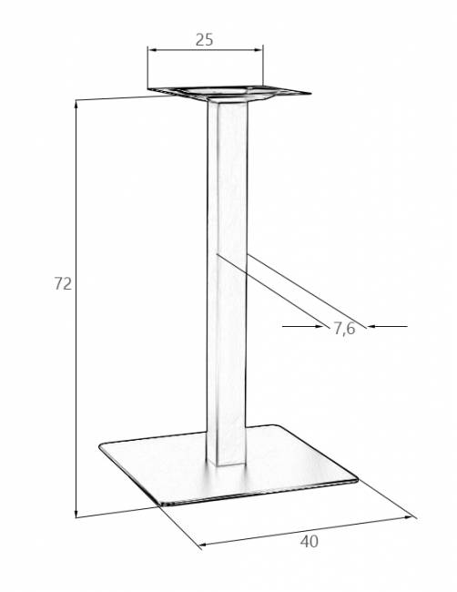 Подстолье обеденное DOBRIN JOSIE