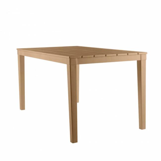 Стол пластиковый Прованс прямоугольный, бежевый