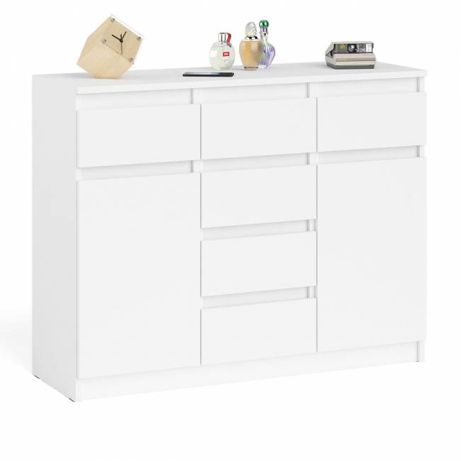 Комод с ящиками и дверками Мори МК1200.4 цвет белый