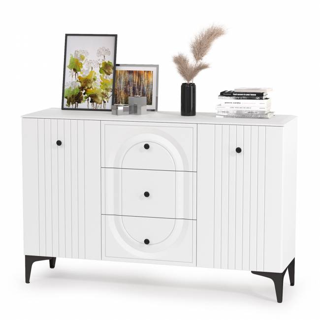 Комод Валенсия 13.309 цвет белый шагрень