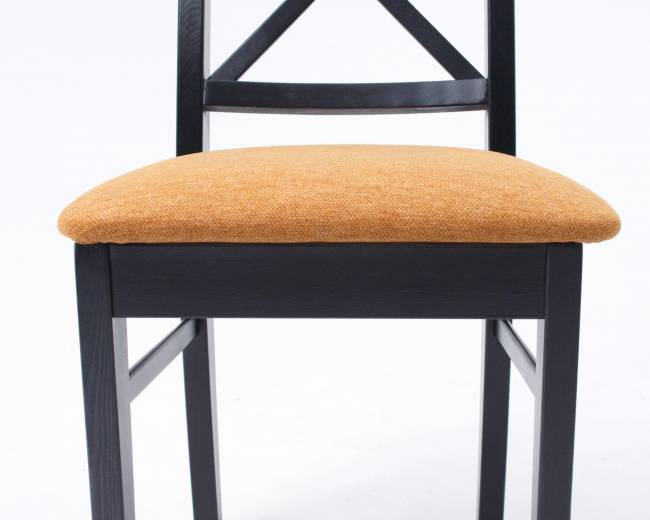 Стул Ингольф ПМ чёрный/карри
