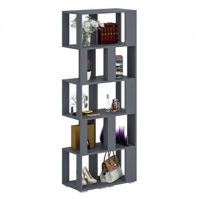 Комплект их 2-х стеллажей цвет графит Комплект их 2-х стеллажей цвет графит