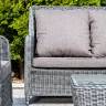 "Гляссе" лаунж-зона из искусственного ротанга, цвет графит
