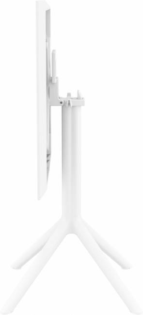 Стол пластиковый складной Sky Folding Table 60 белый 600х600х740 мм