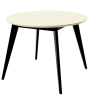 Стол Сканди К 100 чёрное дерево/слоновая кость