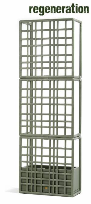 Кашпо пластиковое модульное Sipario 3 кактус 703х350х2109 мм Кашпо пластиковое модульное Sipario 3 кактус 703х350х2109 мм