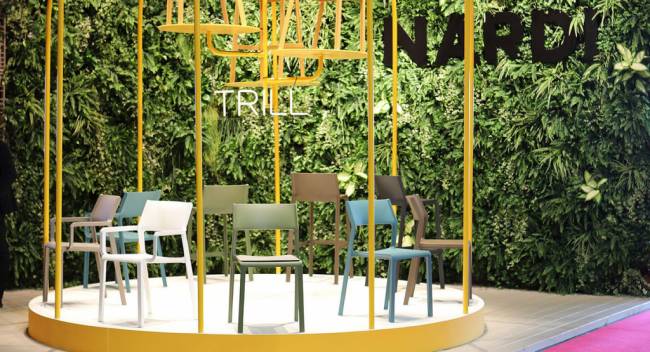 Стул пластиковый Trill Bistrot агава 500х515х825 мм