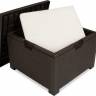 Ящик для подушек для мебели коричневый
