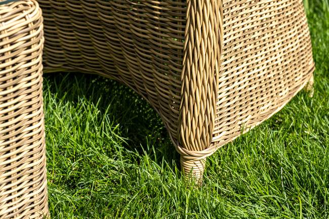 "Равенна" лаунж-зона из искусственного ротанга, цвет соломенный "Равенна" лаунж-зона из искусственного ротанга, цвет соломенный