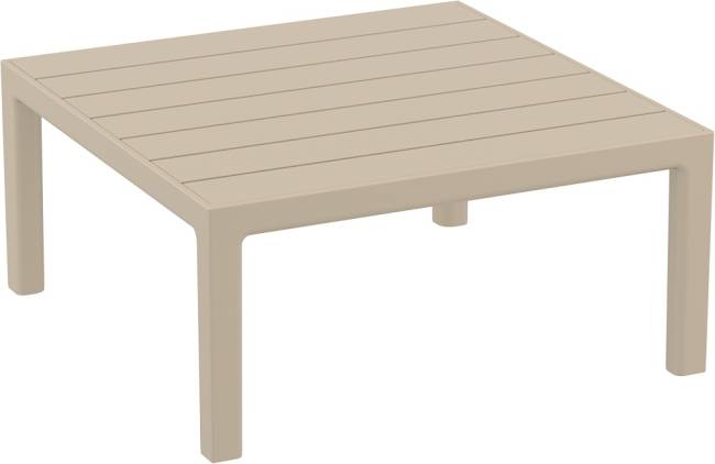 Комплект пластиковой мебели Portofino Lounge Corner бежевый, темно-серый Комплект пластиковой мебели Portofino Lounge Corner бежевый, темно-серый