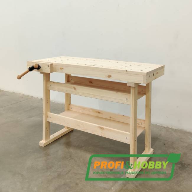 Верстак деревянный "Мастер", сосна
