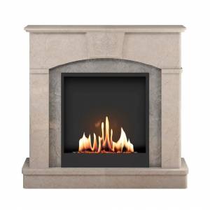 Биокамин в мраморном портале SteelHeat Praga M (Стандарт)