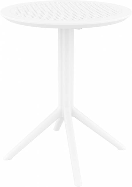 Стол пластиковый складной Sky Folding Table 60 белый 600х740 мм