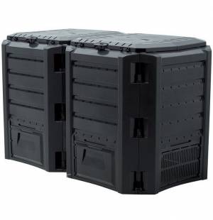 Компостер садовый 800 л MODULE IKSM800C-S411 черный