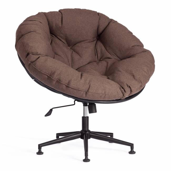 Кресло Клауд/Cloude рогожка/металл, 97х98х90-96см, коричневый, 3м7-147 коричневый рогожка/металл Кресло Клауд/Cloude рогожка/металл, 97х98х90-96см, коричневый, 3м7-147 коричневый рогожка/металл