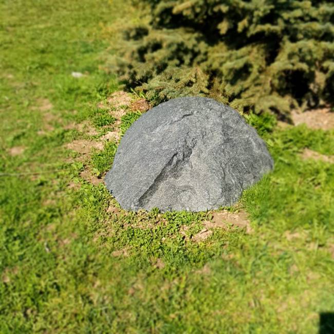 Искусственный валун "ЛЮКС", D80-3, темно-серый