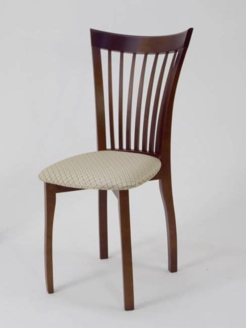 Обеденная группа стол Бизе со стульями Миранда,орех, ромб бежевый