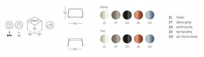 Столик кофейный Scab Design, Lisa