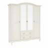 Шкаф Малонн Ави 4-х створчатый Белый