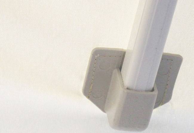 Зонт профессиональный 3х3 м Avocado серебристый, черный 3000х3000 мм