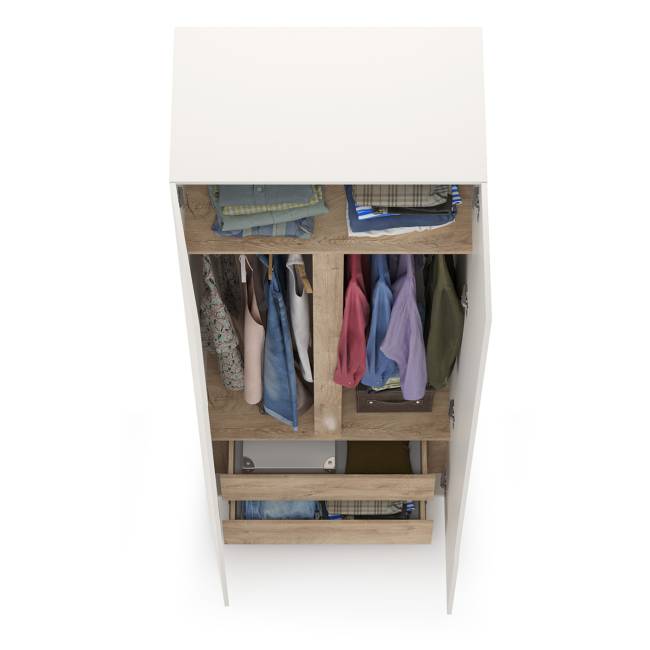 Шкаф двухстворчатый Муссон 13.198 цвет белый/дуб эндгрейн элегантный Шкаф двухстворчатый Муссон 13.198 цвет белый/дуб эндгрейн элегантный