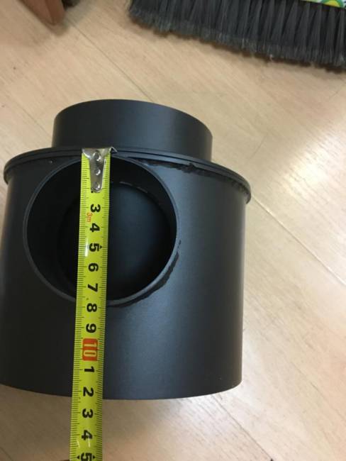 Адаптер дымохода газовой топки Kratki LEO/200