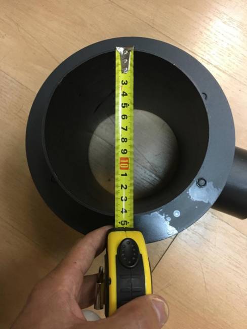 Адаптер дымохода газовой топки Kratki LEO/200