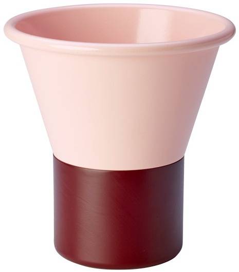 Ваза для цветов Mimosa бледно-розовый, бордовый Ø245х250 мм