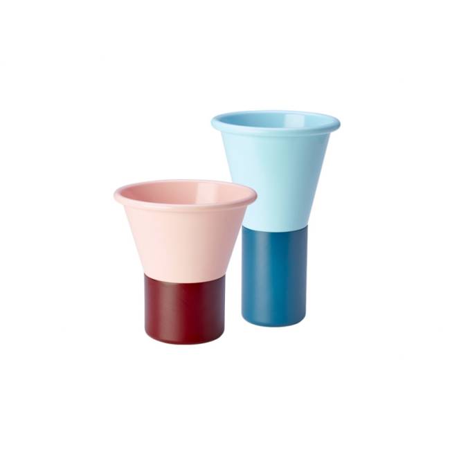 Ваза для цветов Mimosa бледно-розовый, бордовый Ø245х250 мм