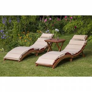 Комплект шезлонгов AFM-803A-T133 2pcs Beige, бежевый