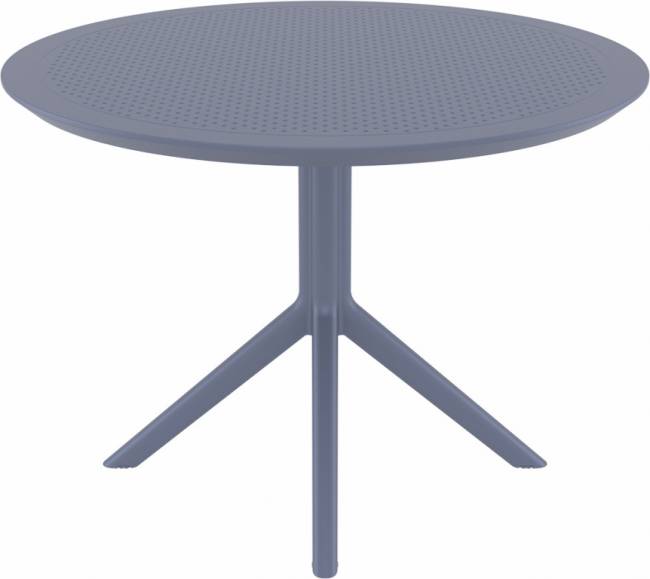 Стол пластиковый Sky Table Ø105 темно-серый Ø1050х740 мм