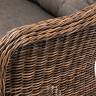 "Равенна" диван двухместный плетенный из ротанга, цвет коричневый "Равенна" диван двухместный плетенный из ротанга, цвет коричневый