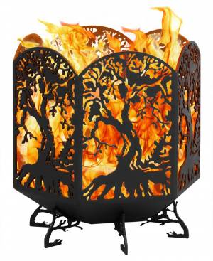 Очаг шестиугольный "Деревья" малый