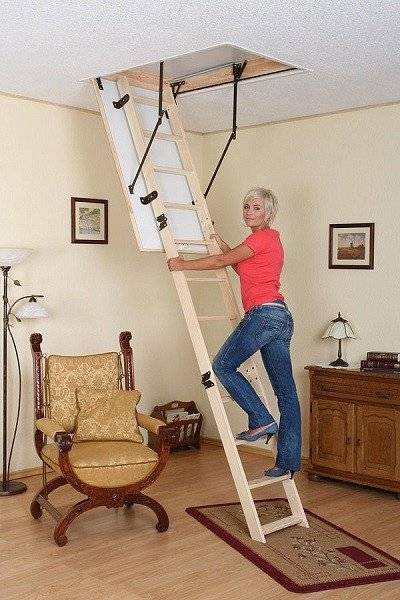 Чердачная складная лестница Oman Termo 110х70