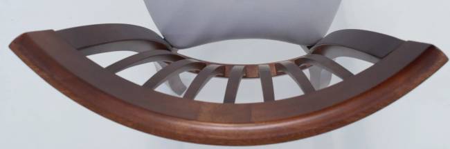 Обеденная группа Вивальди 120 со стульями Миранда орех/ ромб коричневый