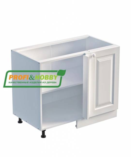 Тумба угловая 1000 х 560 х 720 сосна, без покраски