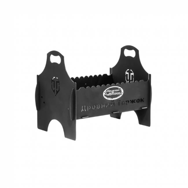 Мангал разборный "Танкист", сталь AISI304, 3мм