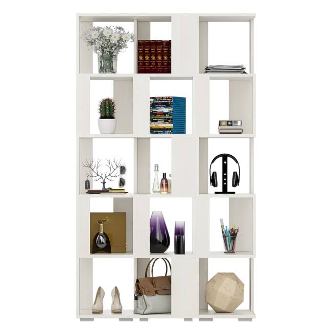 Комплект их 3-х открытых стеллажей цвет дуб лоредо