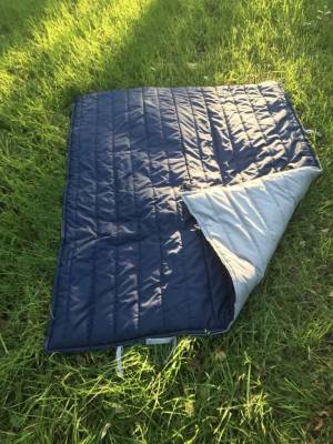 Двухсторонний Матрас-накидка Мелания, синий,170 х 150