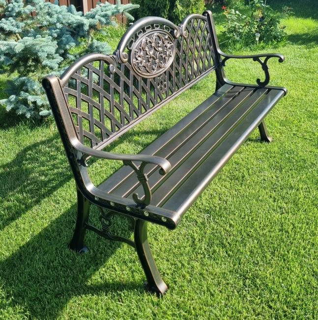 Скамья из литого алюминия для сада Ultimo Скамья из литого алюминия для сада Ultimo