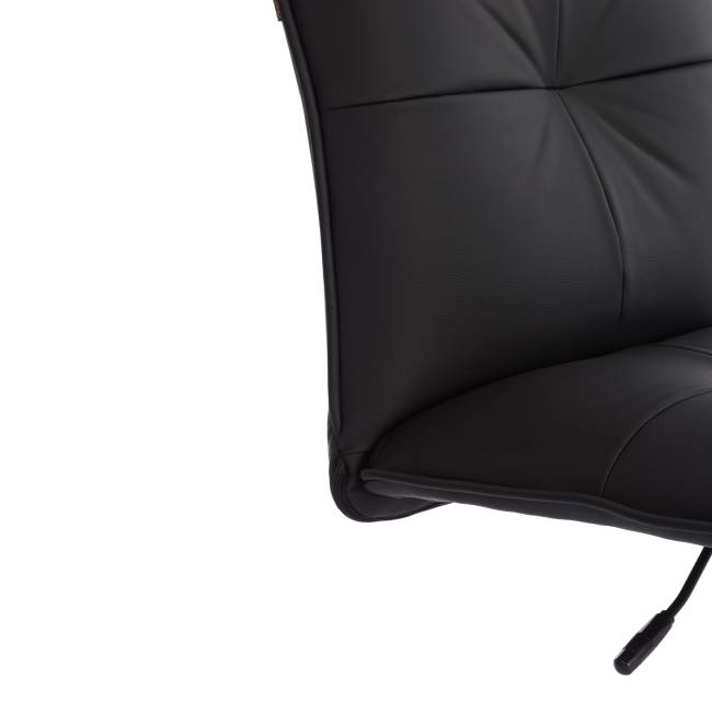 Кресло Азура/Azura кож/зам, черный, 36-6 черный кож/зам