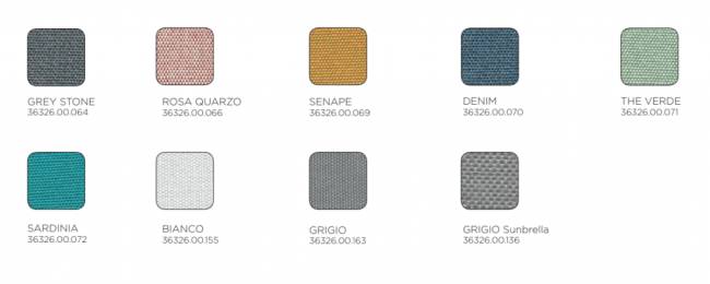 Подушка для кресла Net серый камень 460х485х35 мм Подушка для кресла Net серый камень 460х485х35 мм